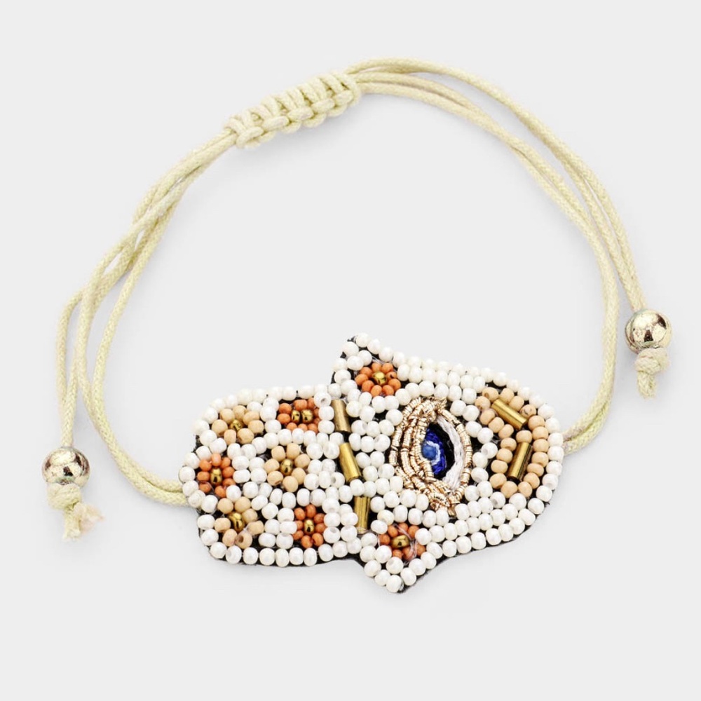 Beaded Eye Bracelet - Multicolor